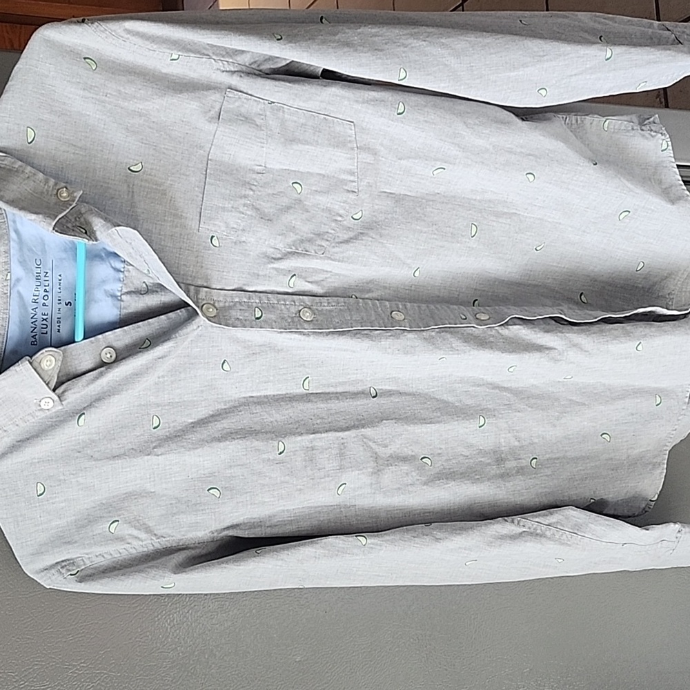 Gray Lime Luxe poplin